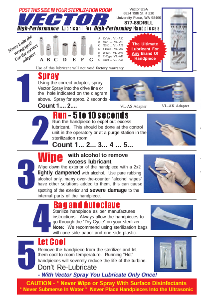VECTOR LUBRICANT SPRAY